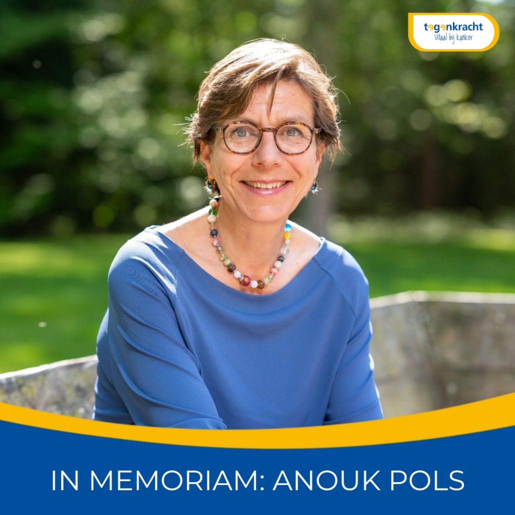 In memoriam Anouk Pols, bestuurslid stichting Tegenkracht