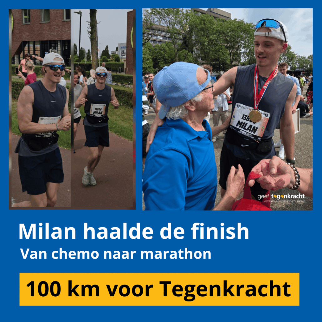 Milan haalde de finish: 100 km voor Tegenkracht