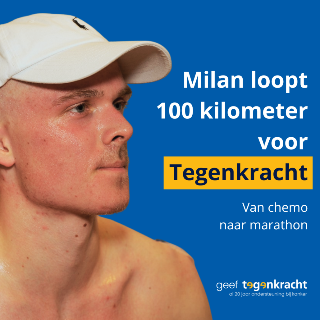 Milan loopt 100 kilometer voor Tegenkracht
