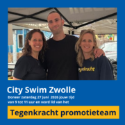 Tegenkracht promotieteam 2026 voor City Swim Zwolle